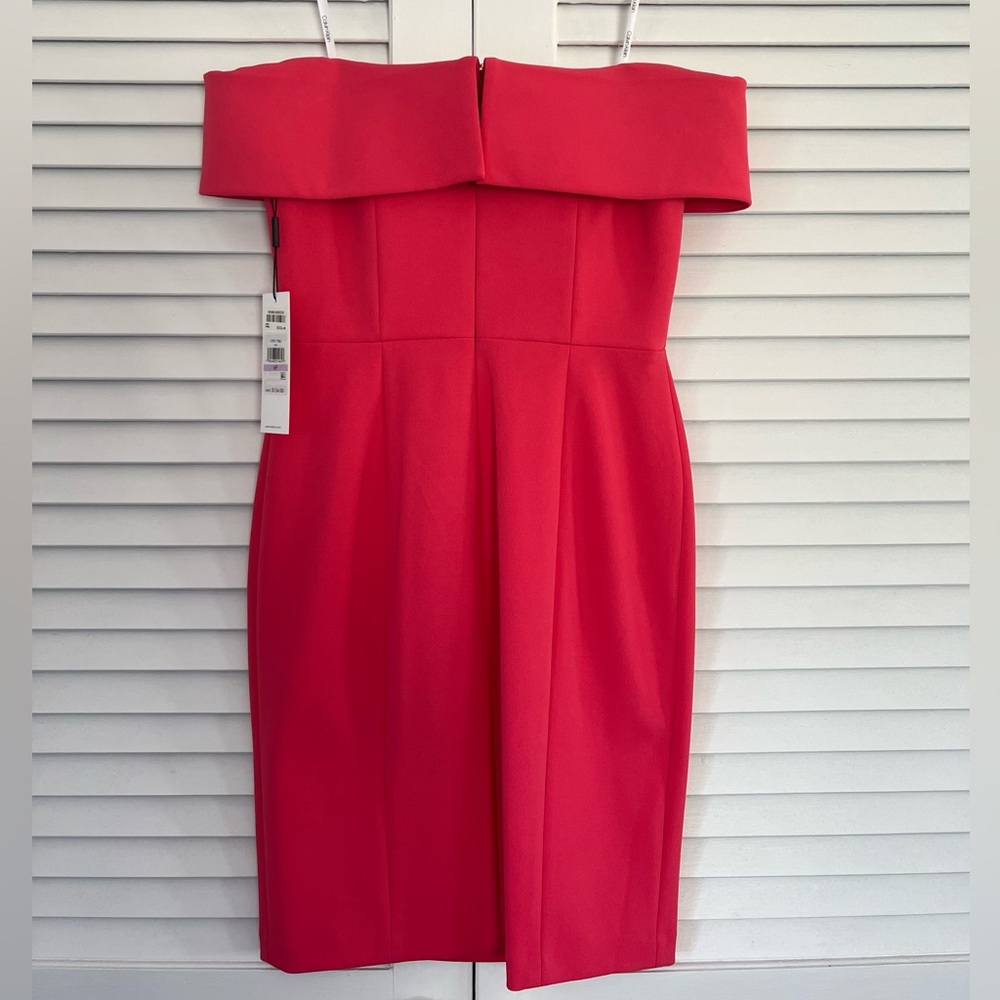 Over The Shoulder Cocktail Dress - Picture 3 of 7